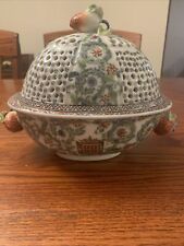 United Wilson JUWC 1897 Potpourri Incense Bowl With Coat Of Arms Strawberry RARE picture