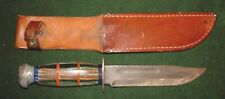 Beautiful WWII Theater Made (regripped)  RH PAL 36 Parkerized Fighting Knife picture