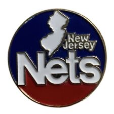 Vintage NBA New Jersey Nets Logo Souvenir Pin picture
