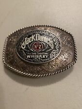 Jack Daniels Sterling Silver Belt Buckle Gary’s Custom Saddlery picture