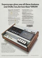 1975 Marantz Superscope CD-302A Stereo Cassette Deck - Magazine Print Ad Photo picture