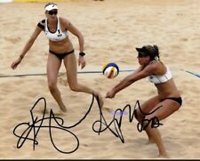KERRI WALSH JENNINGS APRIL ROSS REPRINT AUTOGRAPHED 8X10 SIGNED PHOTO VOLLEYBALL picture