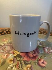 Life is Good Think Outside The Box Vintage Television Gray Mug Cup 16oz picture