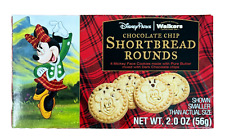 Disney Parks Walkers Mickey Chocolate Chip Shortbread Rounds Cookies 2oz Box picture