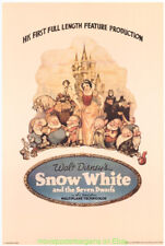 SNOW WHITE Movie Poster 1937 Reproduction GALLERY PRINT Art One Images 1987 picture