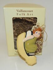 Vaillancourt Germany Angel on Shooting Star Glass Christmas Ornament MIB picture
