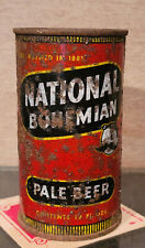 1950S NATIONAL BOHEMIAN NATTY BO FLAT TOP BEERCAN BALTIMORE MARYLAND EMPTY picture