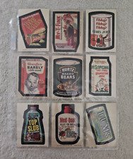 1974 Topps Wacky Packages Series #7 Complete Set 34 Sticker + Puzzle NM + Binder picture