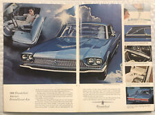 Vintage 1965 Original Print Ad Two Page - Ford Thunderbird Town Hardtop picture