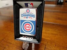 CHICAGO CUBS WORLD SERIES CHAMPIONS 2016 MLB ZIPPO LIGHTER MINT IN BOX picture