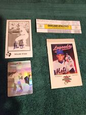 Nolan Ryan Signed Tex. Rangers Card+ 6th No Hitter FULL TICKET & 2add.Cards picture