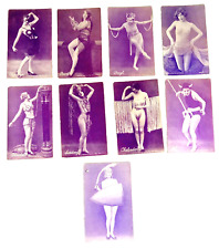 1920's Exhibit Supply Co. Risque Pin-Up Arcade Photo Cards Roaring 20's Flapper picture