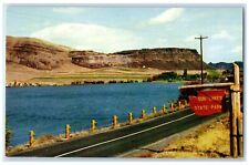 c1950's Sun Lake State Park Road Hills Mountain Washington WA Vintage Postcard picture