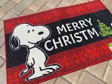 Peanuts Snoopy Christmas Accent Rug Floor Door Mat Holiday Home Decor 32x20 picture
