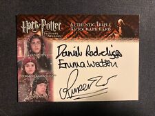 Harry Potter Triple Autograph Card 2004 ARTBOX Radcliffe Watson And Grint picture