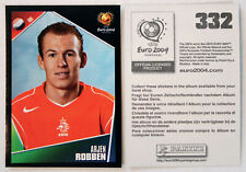 PANINI ROOKIE Soccer Sticker Card ARJEN ROBBEN Netherlands No. 332 EURO 2004 picture