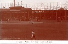 Historical Reprint Postcard- League Park I c1909, Cleveland Ohio picture