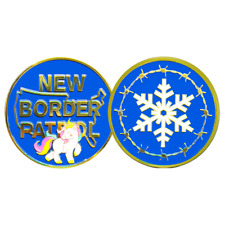 New My Little Border Patrol Agent Snowflake Unicorn Challenge Coin GL16-005 picture