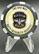 Noblesville, Indiana Police Department Officer Poker Chip Style Coin picture