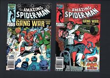 Amazing Spider-Man #284 285 286 287 288 Marvel 1987 NEWSSTAND GANG WAR SET LOT picture
