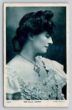 RPPC MISS MILLIE LEGARDE Beautiful Rotary Photo Blue Carbotype VINTAGE Postcard picture