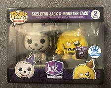 Jack In The Box Skeleton Jack & Monster Taco 2 Pack Funko POP Shop Exclusive picture