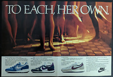 1983 Nike Women's Odyssey Terra Trainer Pegasus Shower Locker Vintage Print Ad picture