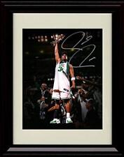 8x10 Framed Paul Pierce - Victory - Boston Celtics - Autograph Replica Print picture