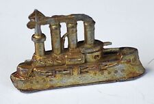 1920’s Vintage DOWST Tootsie Toy Bubble Gum Cracker Jack Gun Boat Ship Penny Toy picture
