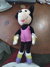 Vintage Minnie Mouse Plush 18 Inch Dance Outfit Stuffed Animal Toy picture