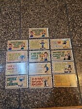 13 1950's TOPPS WACKY PLAK PACKS COLLECTOR'S TRADING CARDS SET #2 picture