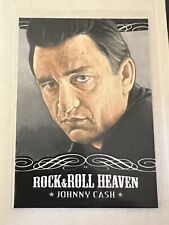 Famous Fabrics Music Johnny Cash Promo From Mike James Original Art Card 1/1 picture