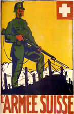 Nice SWISS Military Poster WW 1 picture