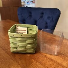 Longaberger 2010 Summer Brights Bright Green Basket & Protector. picture