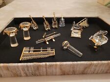 Set of 13 Crystal  Small Musical Instruments    picture