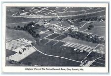 c1960s Airplane View Of The Purina Research Farm Gray Summit MO Trees Postcard picture