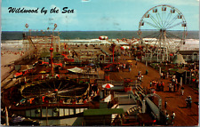 Wildwood By The Sea NJ Playland Pier 1960 Rides Beach Mini Golf Ferris Wheel picture