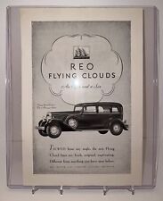 VINTAGE 1930 REO FLYING CLOUD 5PASSENGER SEDAN LANSING MICHIGAN MOTOR CAR AD picture