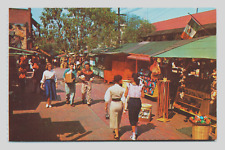 Los Angeles CA Olvera Street Scene Postcard Calle Olvera El Pueblo    pc26 picture