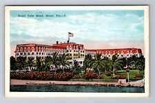 Miami FL-Florida, Royal Palm Hotel Advertisement Antique Vintage c1923 Postcard picture