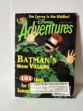 Rare 90s Disney Adventures Jim Carrey The Riddler Original July 1995 Issue Retro picture