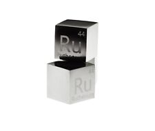 Ruthenium Metal 10mm Density Cube 99.95% for Element Collection USA SHIPPING picture