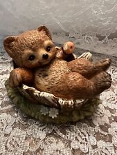 Vintage Homco 1986 Masterpiece Porcelain Baby Bear picture