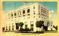Vintage Postcard- . MUNICIPAL BLDG, WACO TX. Posted 1949 picture
