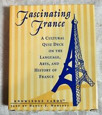 Fascinating France Cultural Quiz Card Game Knowledge Cards. Superb Condition picture