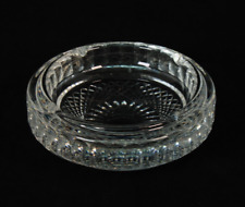 Vintage Heavy Crystal Glass Ashtray Trinket Tray Gift picture