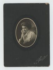 Antique c1900s ID'd Stunning Cabinet Card Beautiful Young Woman Milwaukee, WI picture