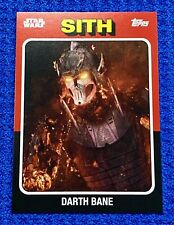 Legendary Sith Lord “DARTH BANE” 2024 Star Wars Topps TBT Card #40, Mint picture