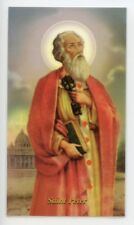ST. PETER - Laminated  Holy Cards.  QUANTITY 25 CARDS picture