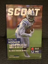 Malik Hooker Indianapolis Colts Scout Program Magazine 2019 picture